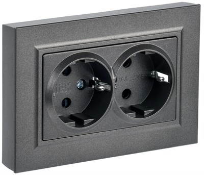 BRITE Роз. 2-я с з/к без з/ш 16А в сб. РС12-3-БрТБ бр. IEK BR-R21-16-K45-F - фото 242136