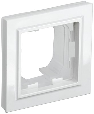 BRITE Рамка 1-мест. IP44 РУ-1-БрБ-44 бел. IEK BR-M12-44-K01 - фото 242148