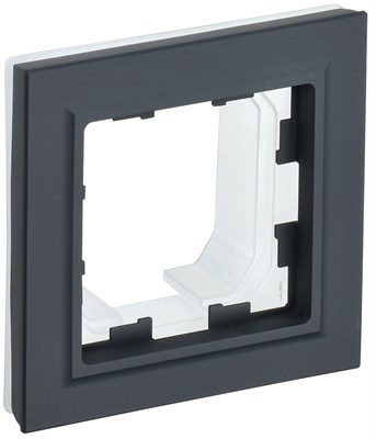 BRITE Рамка 1-мест. IP44 РУ-1-БрГ-44 граф. IEK BR-M12-44-K53 - фото 242157