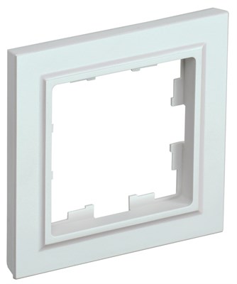 BRITE Рамка 1-мест. РУ-1-БрЖ жемч. IEK BR-M12-K36 - фото 242162