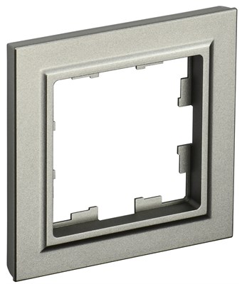 BRITE Рамка 1-мест. РУ-1-БрШ шамп. IEK BR-M12-K37 - фото 242163