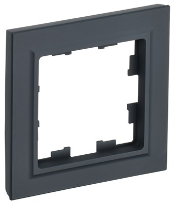 BRITE Рамка 1-мест. РУ-1-БрГ граф. IEK BR-M12-K53 - фото 242167