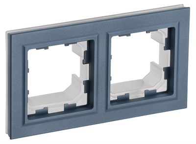 BRITE Рамка 2-мест. IP44 РУ-2-БрМ-44 мар. IEK BR-M22-44-K35 - фото 242171