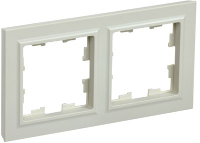 BRITE Рамка 2-мест. РУ-2-БрКр беж. IEK BR-M22-K10 - фото 242179