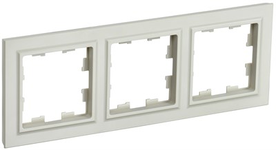 BRITE Рамка 3-мест. РУ-3-БрКр беж. IEK BR-M32-K10 - фото 242189