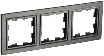 BRITE Рамка 3-мест. РУ-3-БрТБ бр. IEK BR-M32-K45 - фото 242193