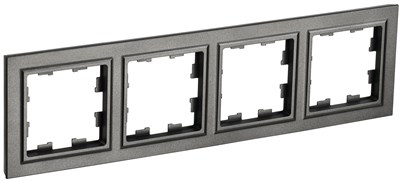 BRITE Рамка 4-мест. РУ-4-БрТБ бр. IEK BR-M42-K45 - фото 242203