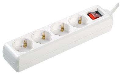Удлинитель У04К 4 места 2P+PE/1,5 метра 3х1мм2 16А/250 IEK WYP10-16-04-01-ZK-17 - фото 242294