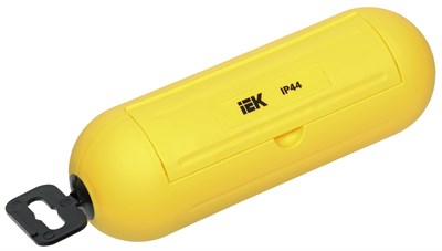 Бокс для защиты кабельного соединения IP44 желтый IEK WBX10-44-K05 - фото 242307