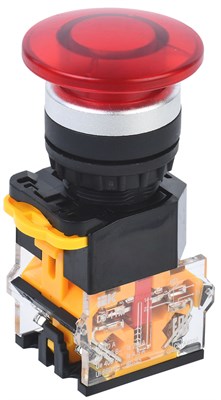 Кнопка D8-11M "Грибок" d=22мм 1NO+1NC красная IEK BBG30-11M-3-22-K04 - фото 242530