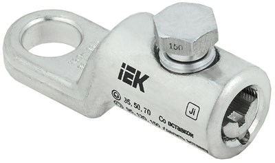 Наконечник болтовой луженый НБЛ 35-150-16/1 IEK UNB11-035-150-01-35 - фото 242629