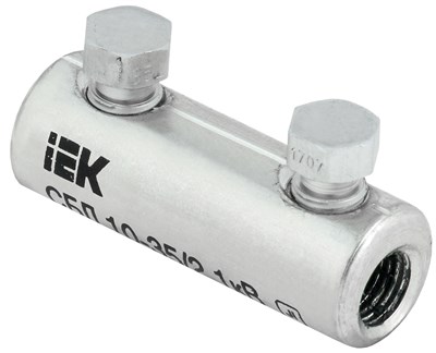 Соединитель болтовой луженый СБЛ 10-35/2 1кВ IEK UCB11-010-035-02-01 - фото 242635