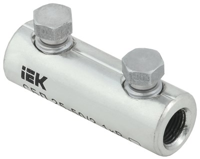 Соединитель болтовой луженый СБЛ 25-50/2 1кВ IEK UCB11-025-050-02-01 - фото 242637