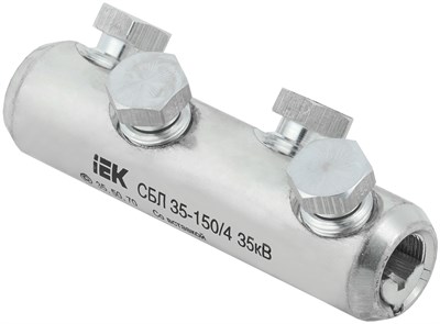 Соединитель болтовой луженый СБЛ 35-150/4 IEK UCB11-035-150-04-35 - фото 242640