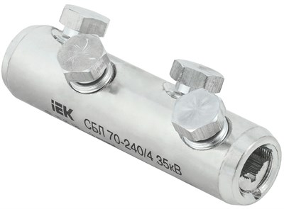 Соединитель болтовой луженый СБЛ 70-240/4 IEK UCB11-070-240-04-35 - фото 242642