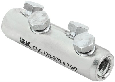 Соединитель болтовой луженый СБЛ 120-300/4 IEK UCB11-120-300-04-35 - фото 242644