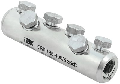 Соединитель болтовой луженый СБЛ 185-400/6 IEK UCB11-185-400-06-35 - фото 242645