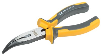 Тонкогубцы изогнутые Master 160мм IEK TCN-1-160 - фото 242803