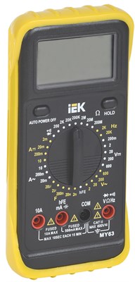 Мультиметр цифровой Professional MY63 IEK TMD-5S-063 - фото 242845