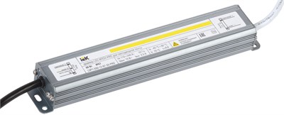 Драйвер LED ИПСН-PRO 30Вт 12 В блок- шнуры IP67 IEK LSP1-030-12-67-33-PRO - фото 242886