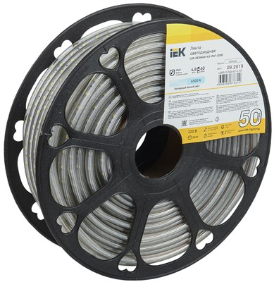 Лента LED 50м LSR-2835W60-4,8-IP67-220В IEK LSR3-2-060-67-0-50 - фото 242914