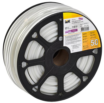 Лента LED "неон" 50м LSR-2835P120-9,6-IP67-220В IEK LSR5-9-120-67-0-50 - фото 242921