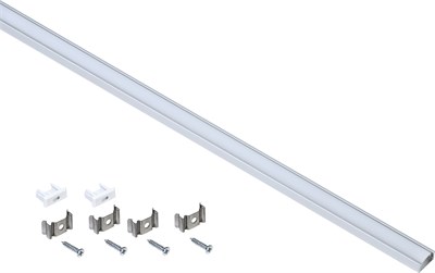 Профиль алюм. для LED ленты 1607 накл. прям. 2м к-т опал IEK LSADD1607-SET1-2-N1-1-08 - фото 242948