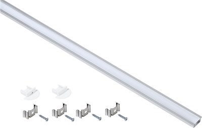 Профиль алюм. для LED ленты 2207 встр. трап. 2м к-т опал IEK LSADD2207-SET1-2-V4-1-08 - фото 242950