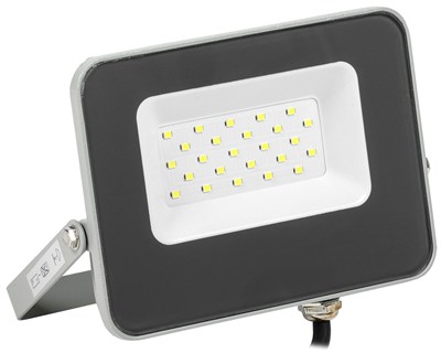 Прожектор СДО 07-20 светодиодный серый IP65 IEK LPDO701-20-K03 - фото 243078