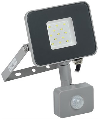 Прожектор СДО 07-10Д светодиодный серый с ДД IP54 IEK LPDO702-10-K03 - фото 243082