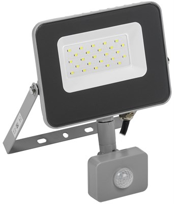 Прожектор СДО 07-20Д светодиодный серый с ДД IP54 IEK LPDO702-20-K03 - фото 243083