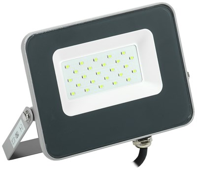 Прожектор LED СДО 07-20G green IP65 серый IEK LPDO7G-01-20-K03 - фото 243085
