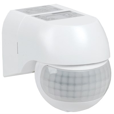 Датчик движения ДД 015 белый 800Вт 180гр 12м IP44 IEK LDD10-015-800-001 - фото 243159