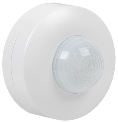 Датчик движения ДД 027 белый 1200Вт 360гр 12м IP20 IEK LDD11-027-1200-001 - фото 243164
