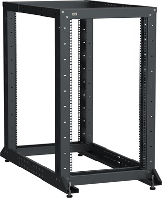 ITK LINEA F Стойка 2-рамная 20U 600х600-1000мм черная LF05-20U61-2GM - фото 243276
