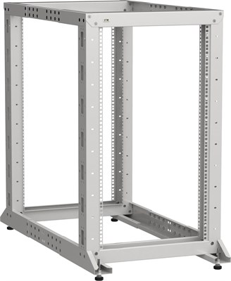 ITK LINEA F Стойка 2-рамная 20U 600х600-1000мм серая LF35-20U61-2GM - фото 243277