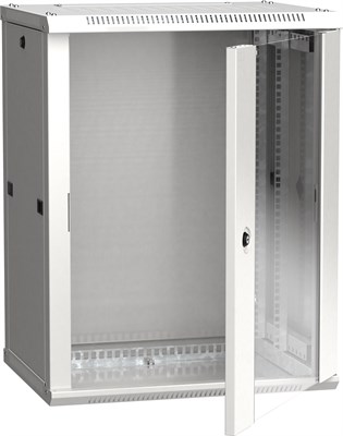 ITK Шкаф LINEA W 15U 600x450 мм дверь стекло, RAL7035 LWR3-15U64-GF - фото 243285