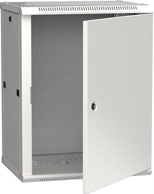 ITK Шкаф LINEA W 15U 600x450 мм дверь металл, RAL7035 LWR3-15U64-MF - фото 243286