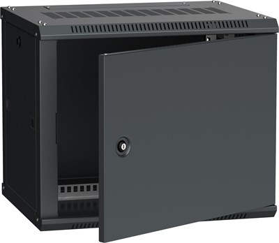 ITK Шкаф LINEA W 9U 600x450 мм дверь металл, RAL9005 LWR5-09U64-MF - фото 243289