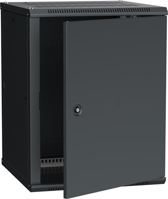 ITK Шкаф LINEA W 15U 600x600 мм дверь металл, RAL9005 LWR5-15U66-MF - фото 243304