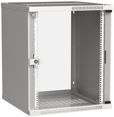 ITK Шкаф LINEA WE 15U 600x600мм дверь стекло серый LWE3-15U66-GF - фото 243321