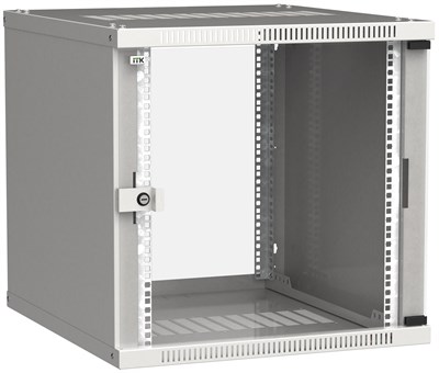 ITK Шкаф LINEA WE 12U 600x650мм дверь стекло серый LWE3-12U67-GF - фото 243328