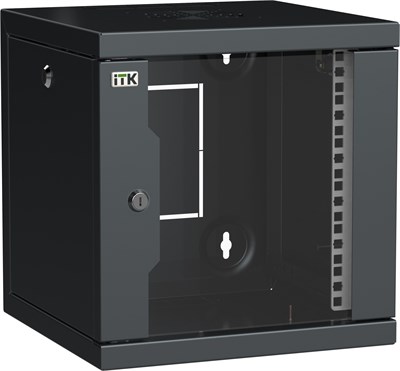 ITK LINEA WS Шкаф 10" 6U 320х310мм дверь стекл. черн. LWS5-06U33-GF - фото 243336