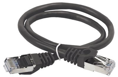 ITK Коммутационный шнур (патч-корд), кат.5Е FTP, 0,5м, черный PC09-C5EF-05M - фото 243458