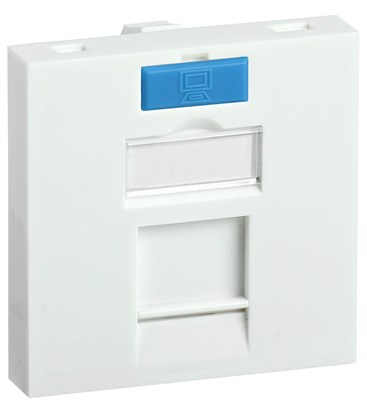 ITK Вставка 45х45мм для 1 мод. Keystone Jack с маркером CS6-12M - фото 243499