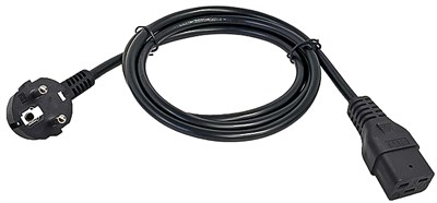 ITK Кабель электропитания PDU 3х1,5 3М C19-Schuko PC-C19D-3M - фото 243583