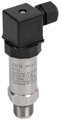 Преобр. давл. PPT20 0,5% 0-10Бар 0-10В M20 DIN43650 ONI PPT-A-ST-010-0-10-3-2 - фото 243631