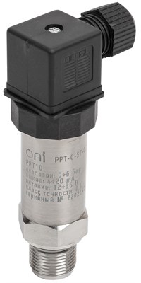 Преобр. давл. PPT10 0,5% 0-6Бар 4-20мА M20 DIN43650 ONI PPT-G-ST-006-4-20-3-2 - фото 243639