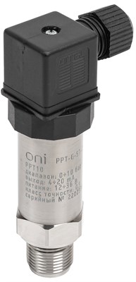 Преобр. давл. PPT10 0,5% 0-10Бар 4-20мА M20 DIN43650 ONI PPT-G-ST-010-4-20-3-2 - фото 243643