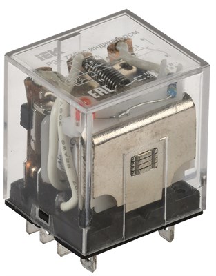 Реле РЭК77/3(LY3) с индикацией 10А 24В AC IEK RRP10-3-10-024A-LED - фото 243676